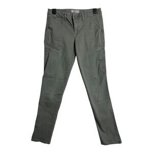 Wit & Wisdom Green Cargo Skinny Jeans 4 Pants Utility Gorpcore
